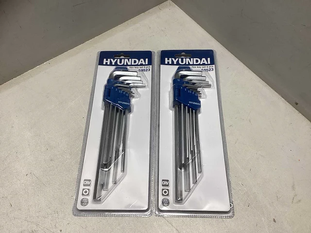 Hyundai inbussleutelset 9 delig (2x) - afbeelding 1 van  1