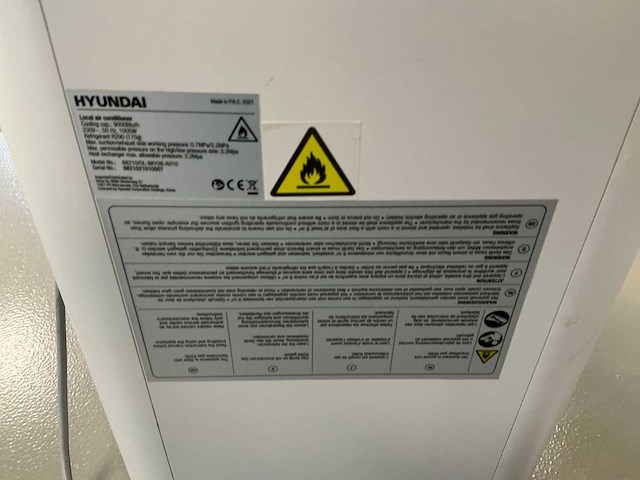 Hyundai ol-bky26-a010 mobiele airco - afbeelding 5 van  6