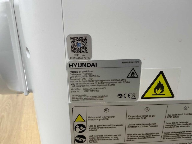 Hyundai ol-bky40-a010l mobiele airco - afbeelding 7 van  7