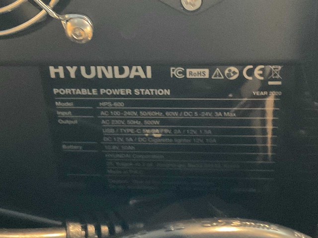Hyundai portable power station (3x) - afbeelding 5 van  5