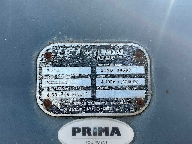 Hyundai r800 graafbak (ongebruikt) - afbeelding 3 van  3