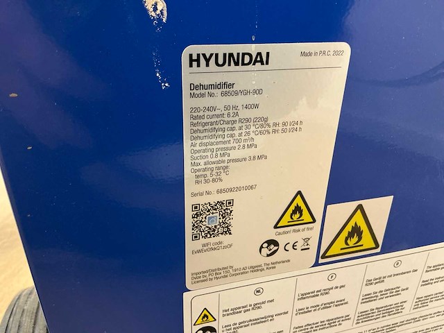 Hyundai ygh-90d bouwdroger - afbeelding 5 van  5