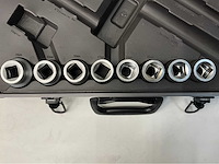 Hzman dopsleutelset in koffer 16 pcs- telescopische ratel uitschuifbaar - doppen 19 tm 50mm - afbeelding 10 van  13
