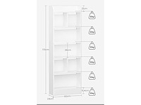 Hzuaneri - boekenkast 6 niveau's - afbeelding 3 van  4