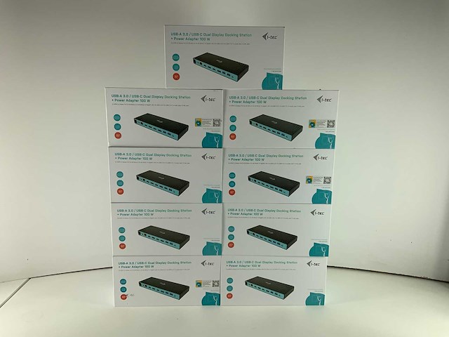 I-tec - (cadua4kdockpdl) usb-a 3.0 / usb-c universal docking stations (9x) - afbeelding 1 van  8