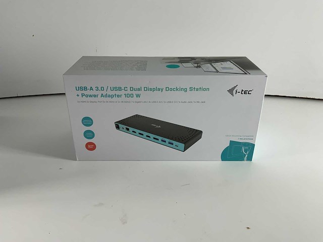 I-tec - (cadua4kdockpdl) usb-a 3.0 / usb-c universal docking stations (9x) - afbeelding 5 van  8