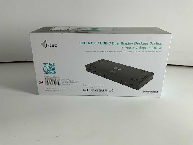 I-tec - (cadua4kdockpdl) usb-a 3.0 / usb-c universal docking stations (9x) - afbeelding 6 van  8