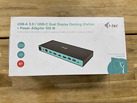 I-tec dockingstation +power adapter 100w - afbeelding 1 van  3