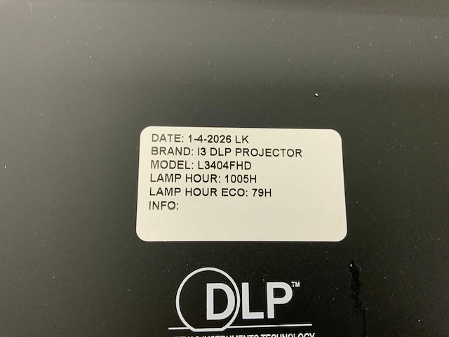 I3 dpl projector l3403fhd lazer beamers & projectie - afbeelding 7 van  7