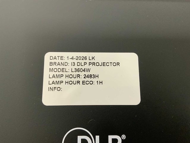 I3 dpl projector l3604w lazer beamers & projectie - afbeelding 8 van  8