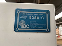 Iac 250 series mini sound shelter - afbeelding 7 van  7