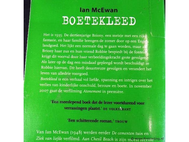 Ian mcewan. boetekleed - afbeelding 3 van  5