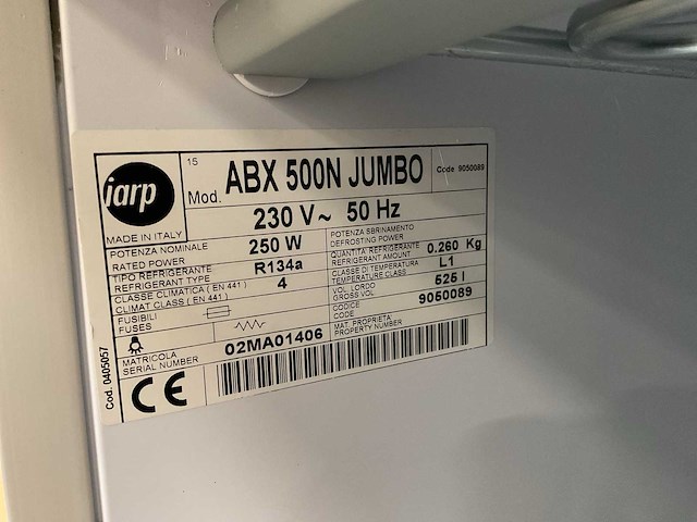 Iarp abx 500n jumbo rvs vrieskast - afbeelding 4 van  4