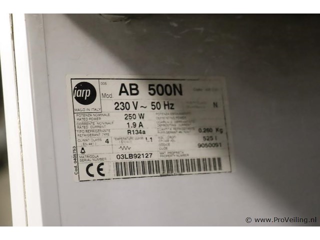 Iarp model ab 500n vrieskast - afbeelding 9 van  9