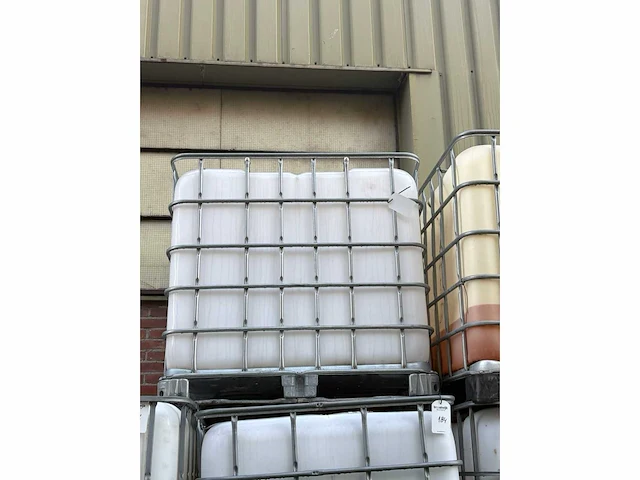 Ibc 1000 liter leeg staalframe - afbeelding 1 van  1