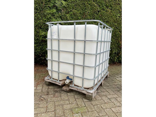 Ibc 1000 liter (leeg) - afbeelding 1 van  4