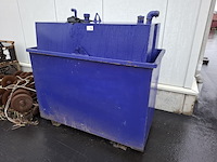 Ibc brandstoftank met lekbak - afbeelding 1 van  5