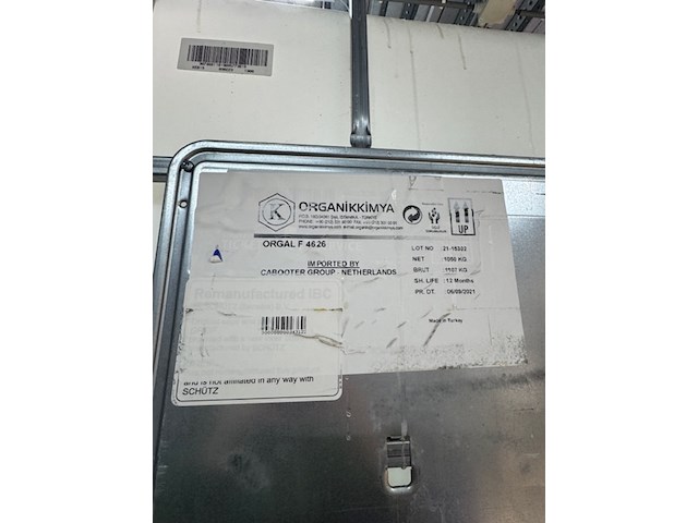 Ibc coating organik kimya, orgal f 4626 - afbeelding 3 van  3