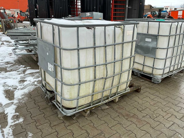 Ibc container / watercontainer / vloeistofcontainer - afbeelding 3 van  5