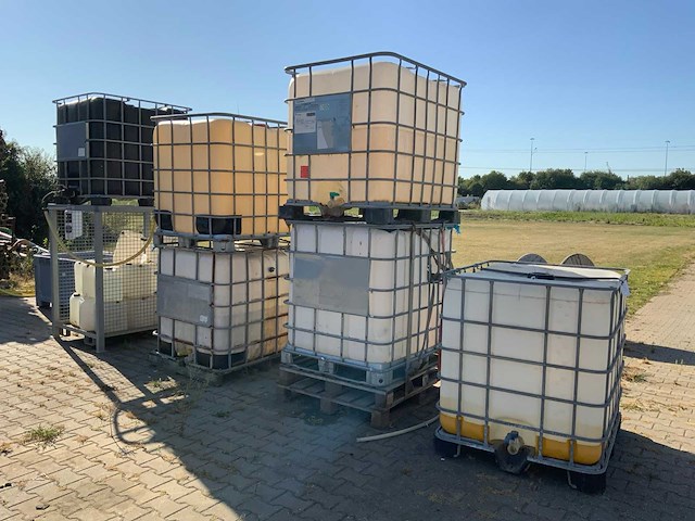 Ibc-tank inclusief afvulplatform (6x) - afbeelding 4 van  8