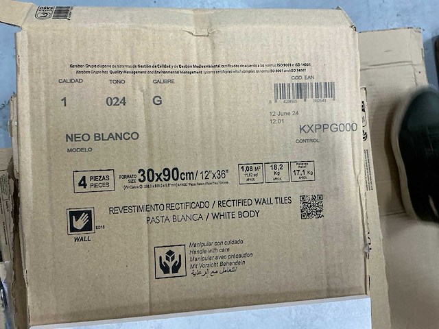Ibero neo blanco keramische wandtegel 10,80m2 - afbeelding 3 van  4
