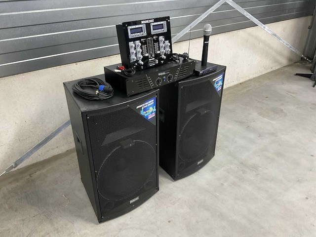 Ibiza amp600 geluidsset - afbeelding 1 van  2