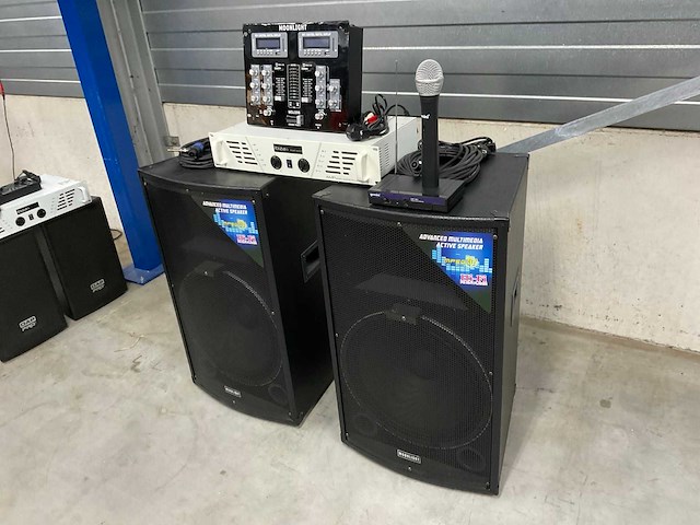 Ibiza amp600 geluidsset - afbeelding 1 van  4