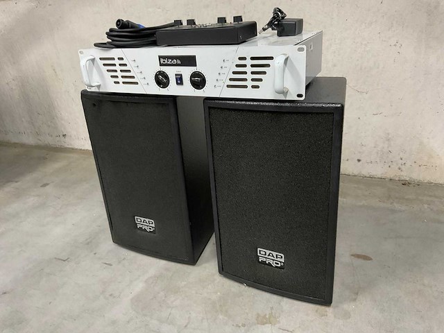 Ibiza amp600 geluidsset - afbeelding 1 van  8
