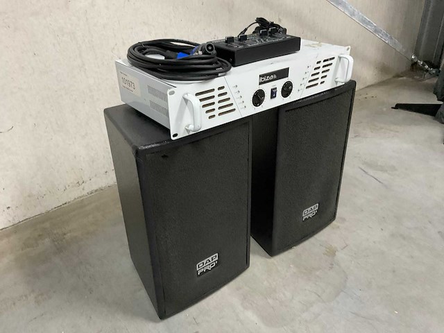 Ibiza amp600 geluidsset - afbeelding 2 van  8