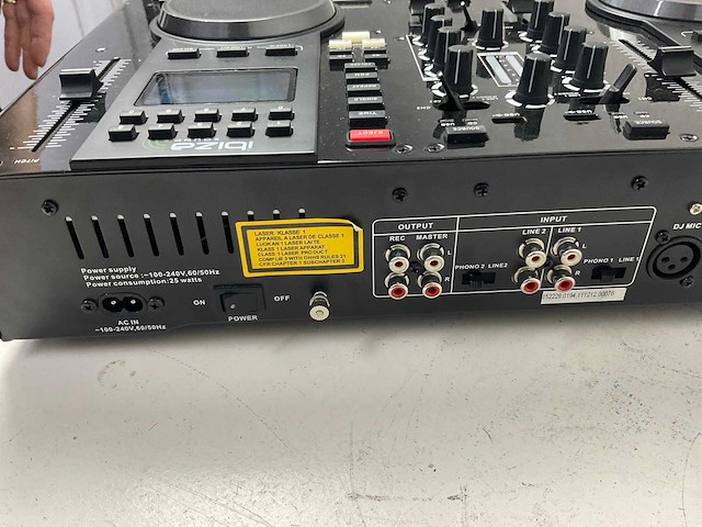 Ibiza scratch 200 dj console - afbeelding 7 van  8