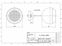 Ic audio dl-k 16-130/t-en54 bol luidspreker (11x) - afbeelding 2 van  4
