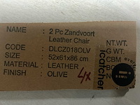 Icatchers zandvoort olive eetkamerstoel (4x) - afbeelding 6 van  6