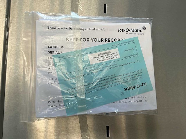 Ice-o-matic - cim1135hr & rca2061 - nieuwe ice-o-matic ijsblokjesmachine van hoge kwaliteit. - afbeelding 6 van  14
