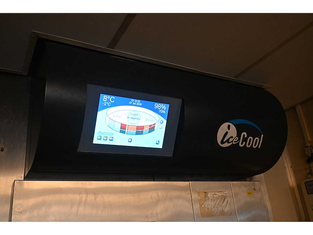 Icecool rvs remrijskast met i-sis touchscreen besturing - afbeelding 3 van  8