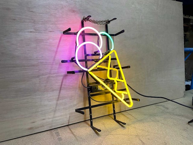 Icecream glas neon - afbeelding 2 van  3