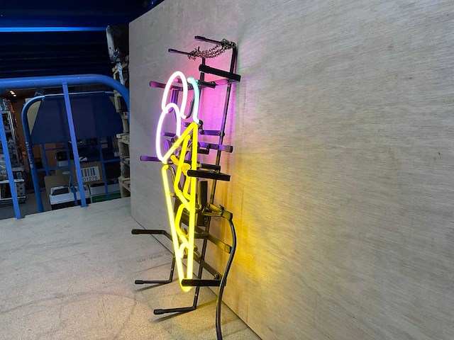 Icecream glas neon - afbeelding 3 van  3