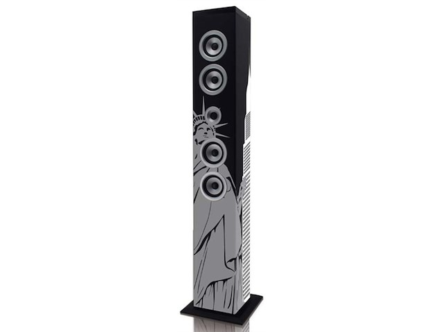 Ices electronics speaker toren met bluetooth zwart/grijs - afbeelding 1 van  3