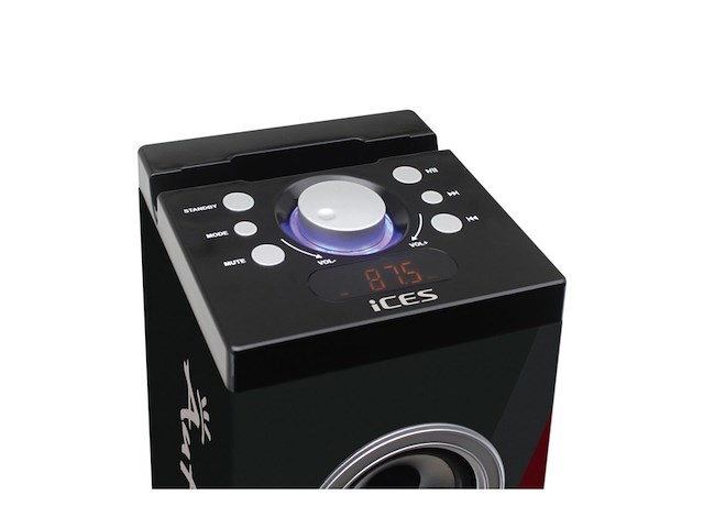 Ices ibt6 bluetooth tower speaker - afbeelding 4 van  5