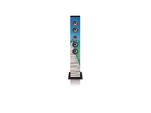 Ices speaker toren met bluetooth blauwgroen - afbeelding 1 van  6