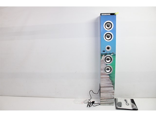 Ices speaker toren met bluetooth blauwgroen - afbeelding 5 van  6