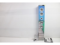 Ices speaker toren met bluetooth blauwgroen - afbeelding 5 van  6