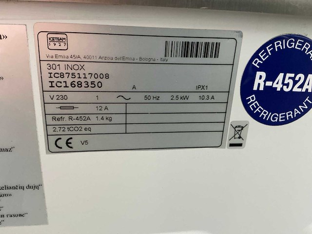Iceteam 301 inox softijsmachine - afbeelding 4 van  4