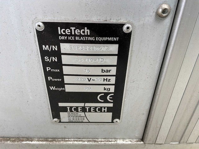Icetech iceblast kg50 droogijsstraalmachine - afbeelding 6 van  14
