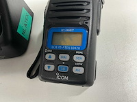 Icom ic-m87 atex portofoon (2x) - afbeelding 4 van  6