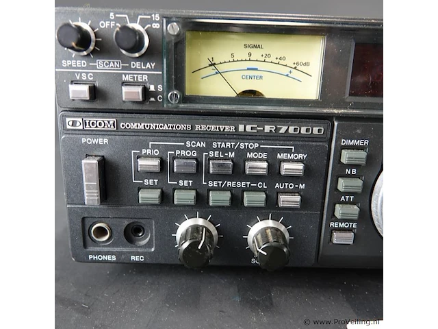 Icom ic-r7000 breedbandige communicatie-ontvanger (hf/vhf/uhf). - afbeelding 3 van  8