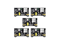 Icquanzx 5 stuks mb102 33 v / 5 v breadboard - afbeelding 1 van  1
