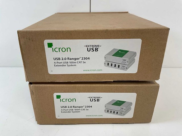 Icron (2304) usb 2.0 ranger cat 5e/6/7 extenders (3x) - afbeelding 1 van  8
