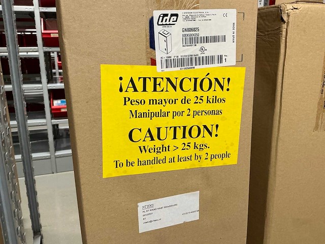 Ide pl st wand kast 800x600x250 (2x) - afbeelding 2 van  3