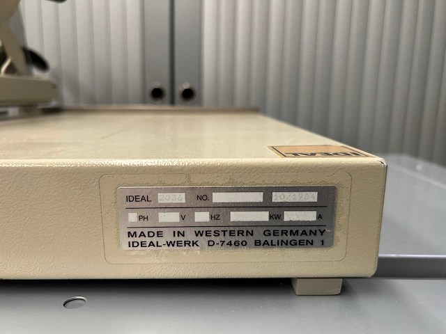 Ideal - 2034 - professionele papiersnijmachine - afbeelding 1 van  1
