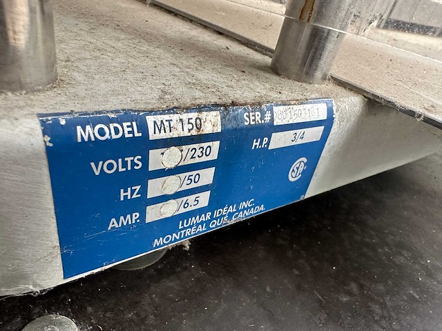 Ideal - mt150m - commercial meat tenderizer - afbeelding 7 van  7